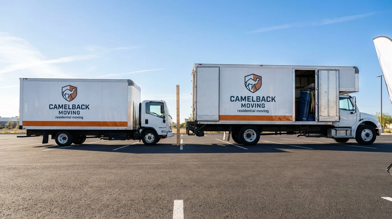 Moving truck size capacity guide in Roscoe